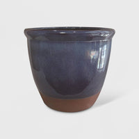 14" Dual Reactive Glaze Planter Blue - Threshold™