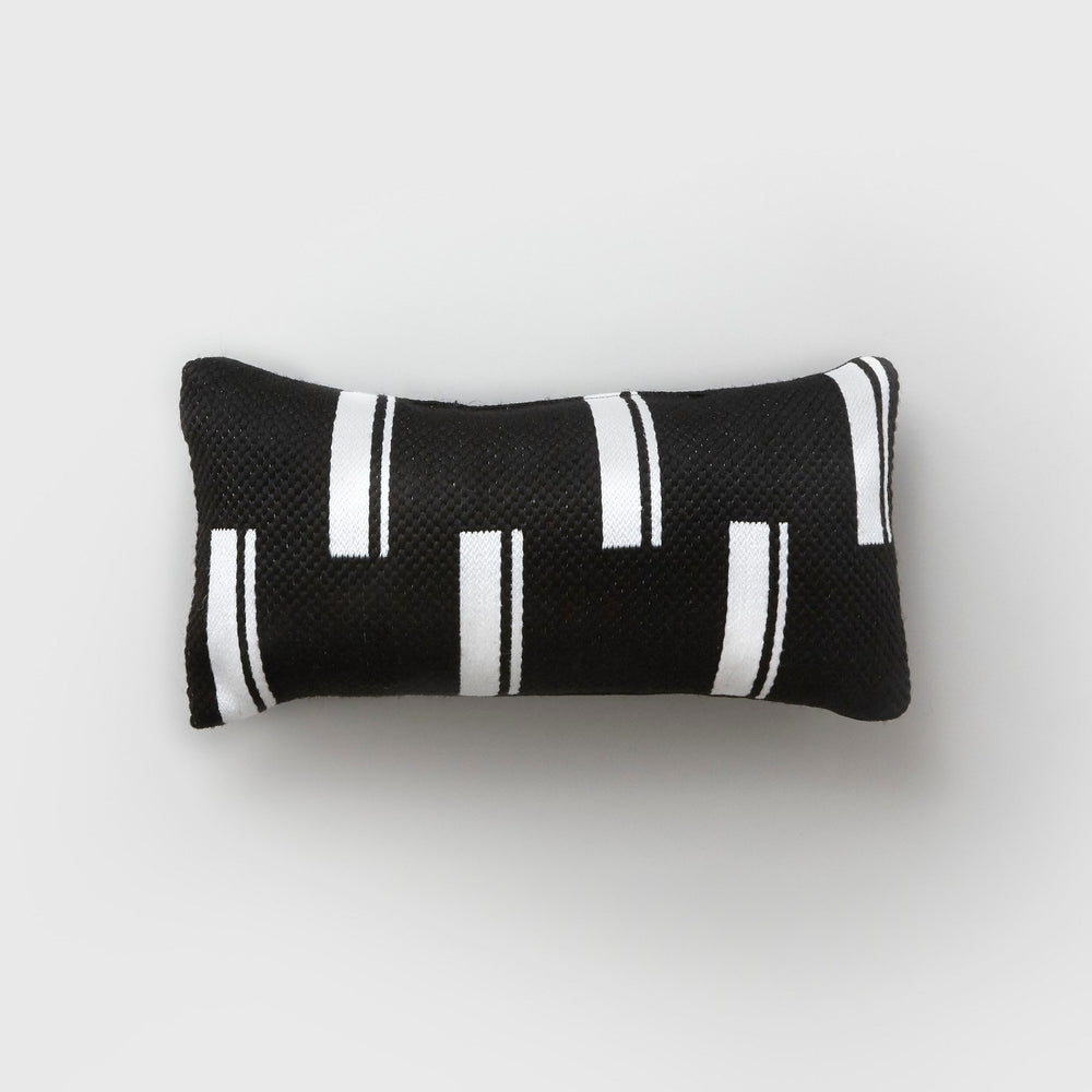 Lumbar Duo Stripe Outdoor Pillow Black/White - Project 62™