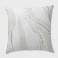 Oversize Square Strata Outdoor Pillow Neutral - Project 62™
