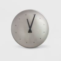 9.8" Cement Clock Gray - Smith & Hawken™