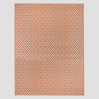 7' x 10' Geo Diamond Outdoor Rug Terracotta - Threshold™