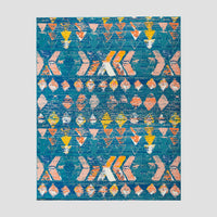 5' x 7' Dab Marks Outdoor Rug Blue - Opalhouse™