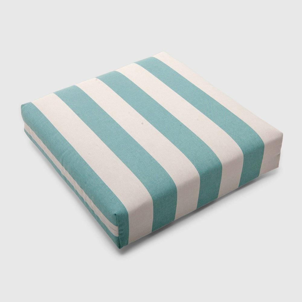 Cabana Stripe Outdoor Deep Seat Cushion Turquoise - Threshold™