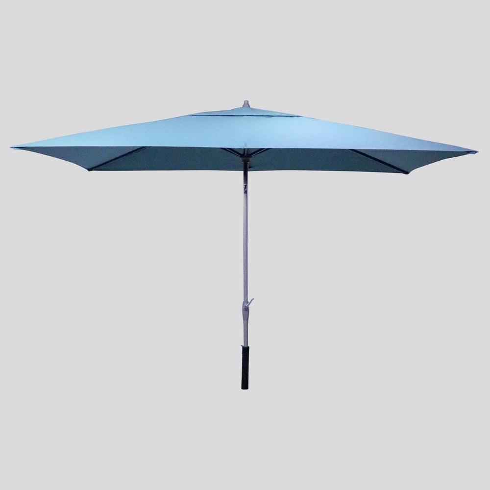 6.5' x 10' Rectangular Patio Umbrella Sky - Ash Pole - Project 62™