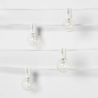 20ct Globe String Lights White - Sun Squad™