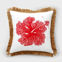 Hibiscus Outdoor Pillow Red - Opalhouse™