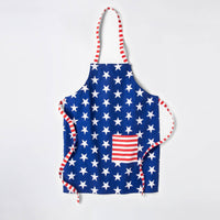 Americana Star Print Grill Cooking Apron - Red/White/Blue - Sun Squad™