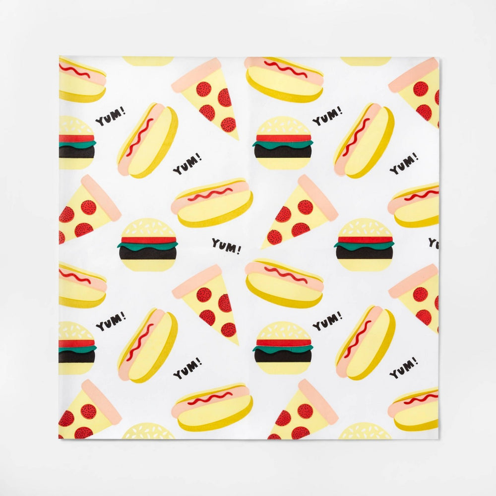 12pk BBQ Print Food Basket Liner - White - Sun Squad™