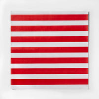 12pk Americana Striped Food Basket Liner Red/White - Sun Squad™