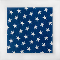 12pk Americana Star Print Food Basket Liner Blue/White - Sun Squad™