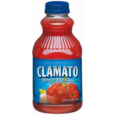 Motts Clamato Juice 32Oz / 12Pk