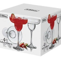 Verres Libbeys 7511S4 Midtown 4 Piece Margarita Set sets