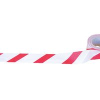 PCV Warning Tape Red/White