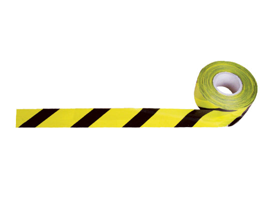 PCV Warning Tape Black/Yellow