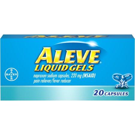 Aleve Liquid Gel 20 capsules DLC: JUIN/22