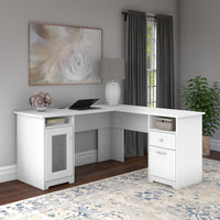 Bush Furniture Cabot 60W L Shaped Computer Desk