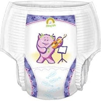 Couche culotte à enfiler 17kg + (19 couches) / Curity Training Pants Girls Taille 4t-5t Paquet 19 Count (17+kg) girls
