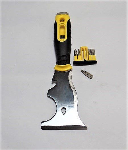 15-in-1 Painter's Tool with FlexFit Grip and Hammer Cap