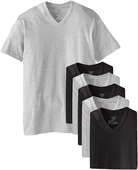 Hanes Best 6-Pack V-Neck T-shirt L 42-44