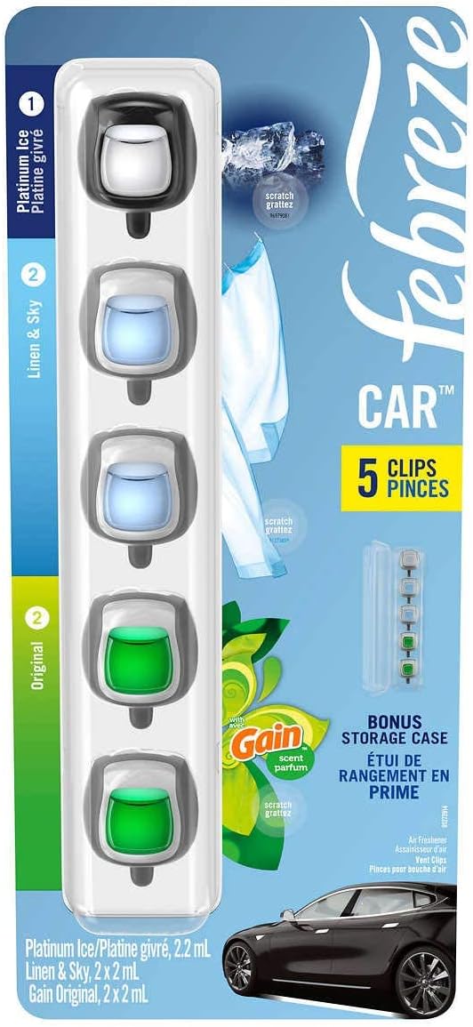 Febreze Car Air Freshener Vent Clips, Mixed Scent (1 ct.)