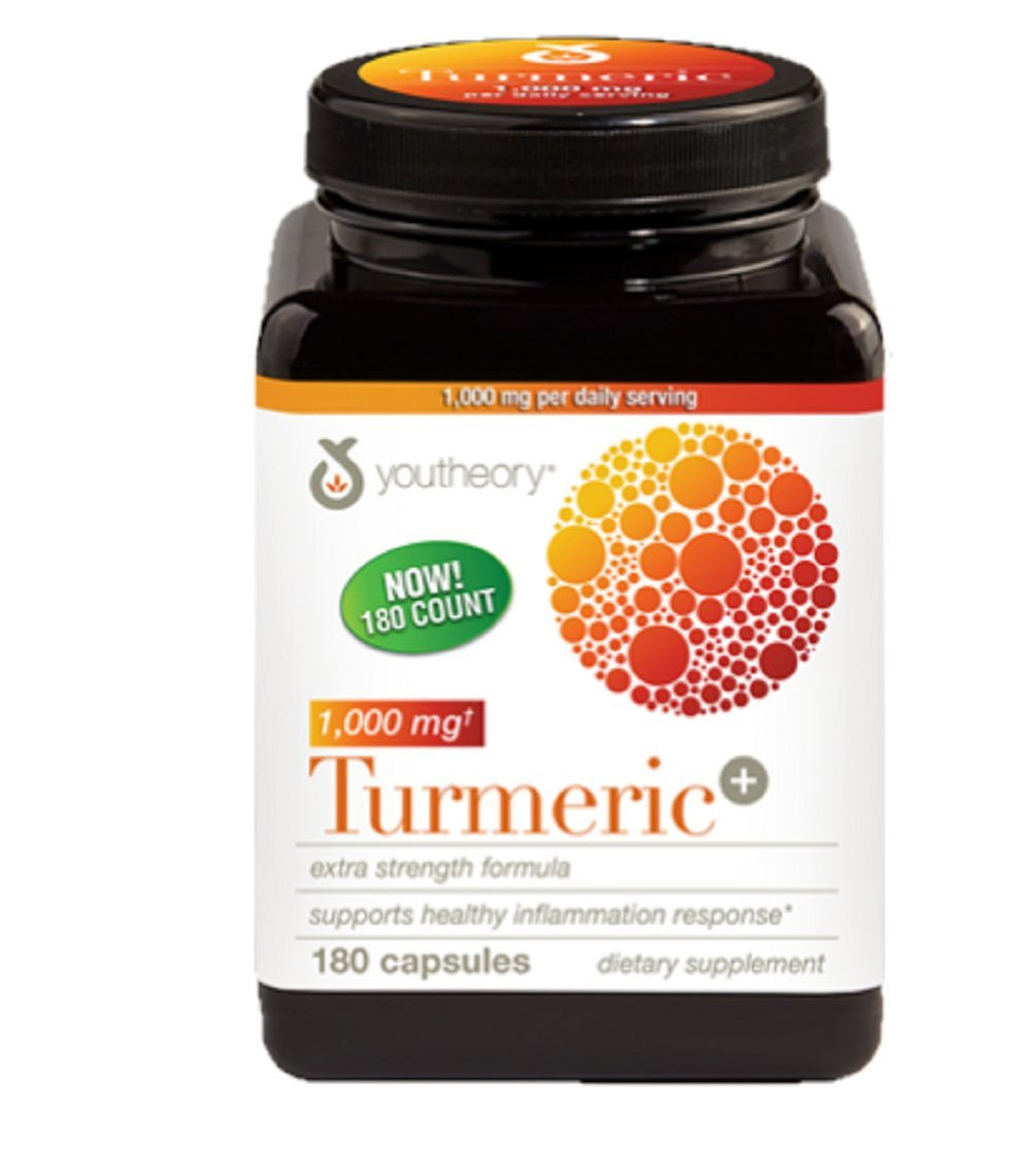 Youtheory Turmeric 1,000 mg - 180 Capsules