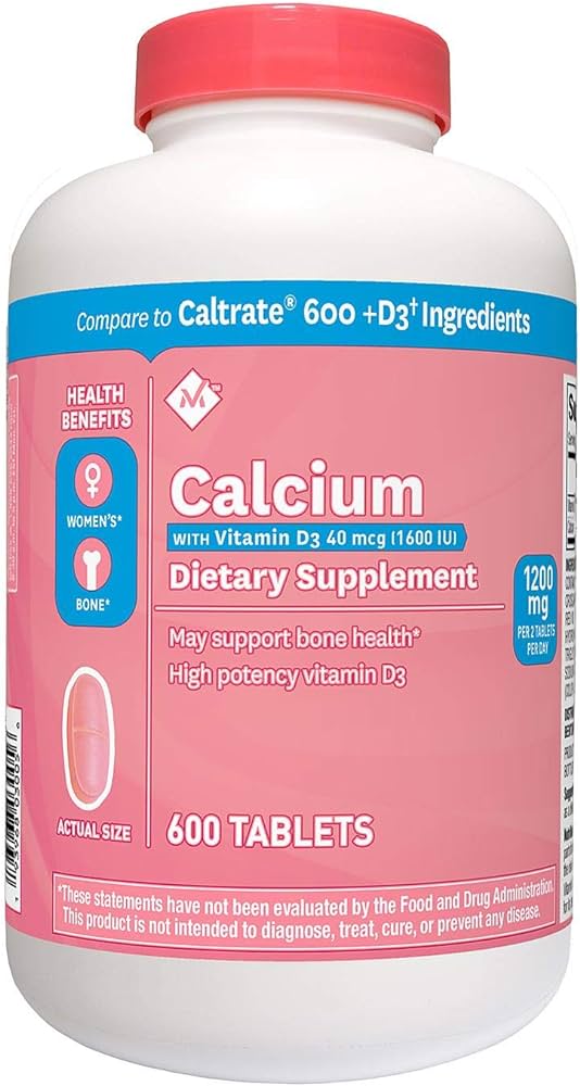 Member's Mark Calcium 600 mg. with Vitamin D3 Dietary Supplement (600ct.)