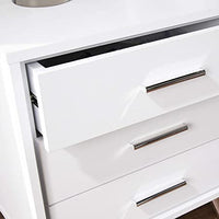 
              Orinn Bedside Table with Drawers 50cm carré
            