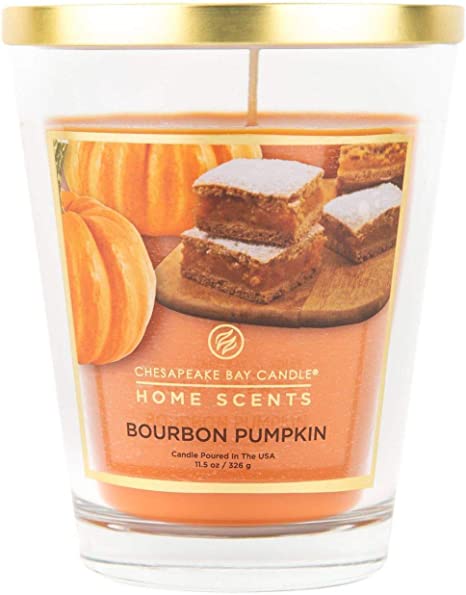 11.5oz Glass Jar Bourbon Pumpkin Candle - Home Scents