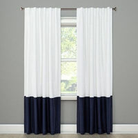 84"x50" Blackout Color Block Curtain Panel Blue - Project 62™