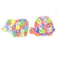 Turtle & Elephant Foam Educational Puzzle - Set of 2