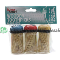 Toothpicks Wooden 3Pk
