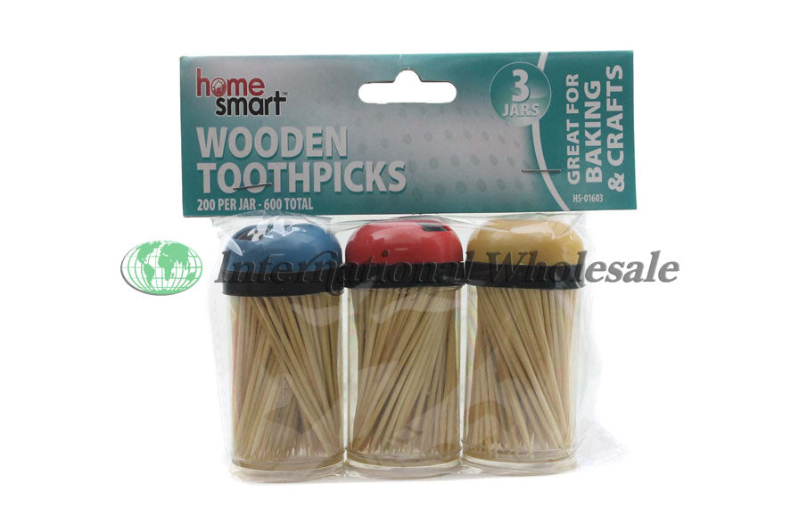 Toothpicks Wooden 3Pk