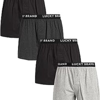 BKO**Lucky Brand Men's 4 Pack Knit Boxer S 28-30