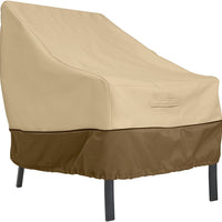Classic Accessories Veranda Water-Resistant 38 Inch Patio Lounge Chair Cover, 2 Pack