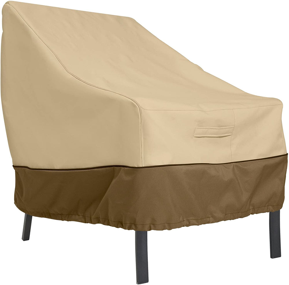 Classic Accessories Veranda Water-Resistant 38 Inch Patio Lounge Chair Cover, 2 Pack