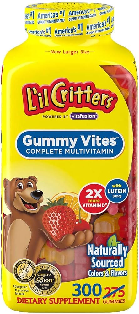L'il Critters Gummy Vites Gummy Bears (300 ct.) DLC: 05-26