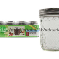 Ball Quilted Crystal Jar 12/8 Oz