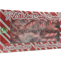 Candy Canes Mini Pepmnt 25Pk