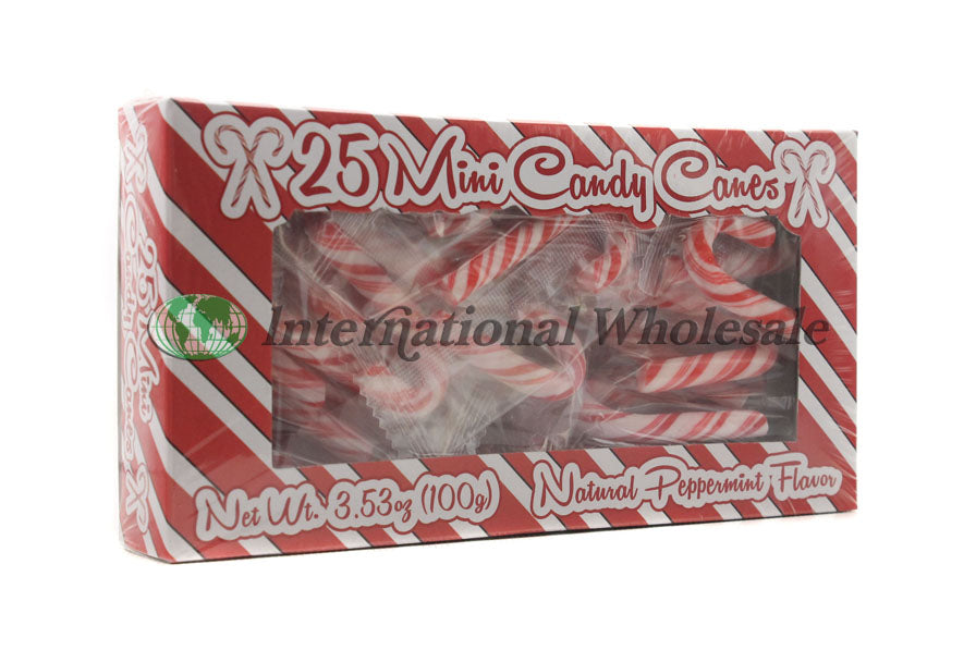Candy Canes Mini Pepmnt 25Pk
