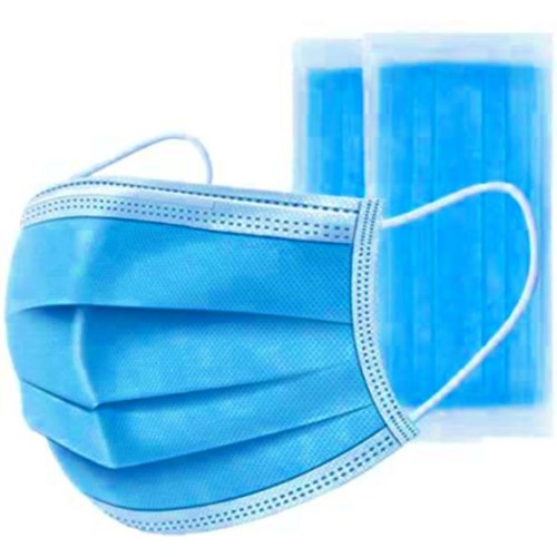 Face Mask Disposable 3 Layer - 50Ct 1Ct