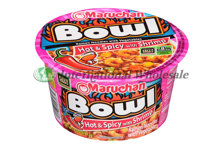 Maruchan Bowl Spicy Shrimp 3.3 Oz