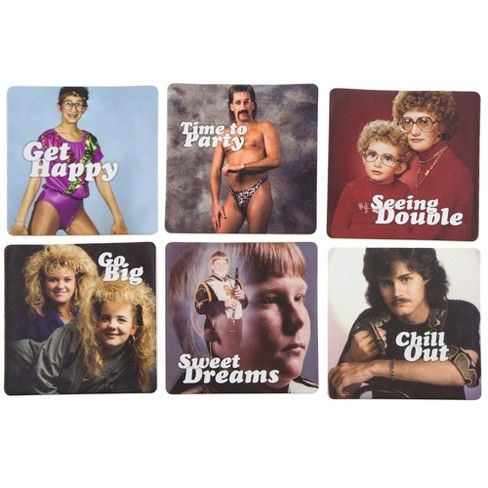 6ct Awkward Family Photos Everyday Coaster Set