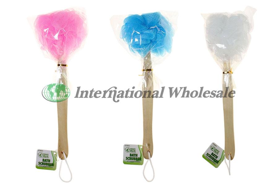BROSSE à BAIN        /      Bath Scrubber W/ Wood. Handle 36Ct