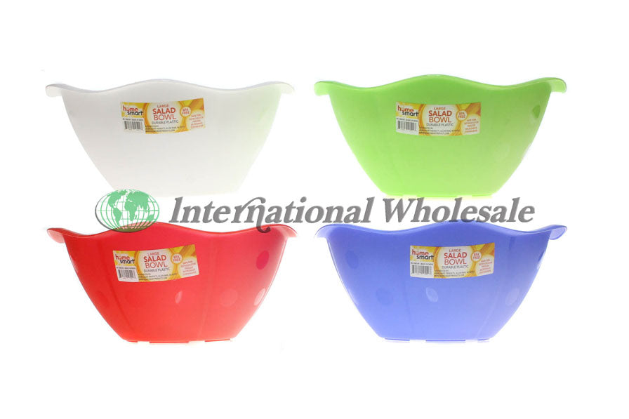 Plastic Salad Bowl Asst.