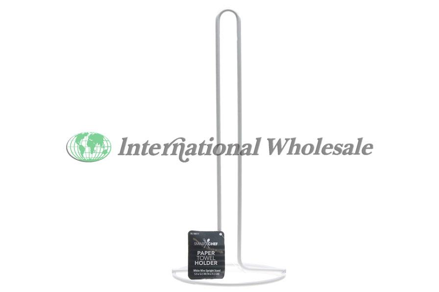 Porte-serviette en papier de cuisine  /  Sc Paper Towel Holder Wht Wire