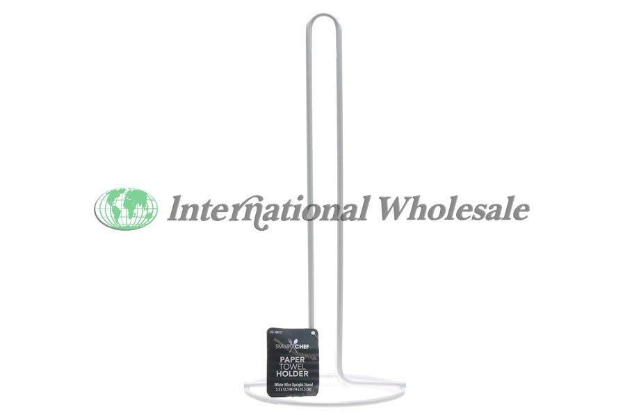 Sc Paper Towel Holder Wht Wire 24Ct #78172 MCI