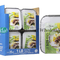Sc Aluminum 1 Lb Pan W Lid 3/ Lot de 3 petits Casseroles en aluminium + planche