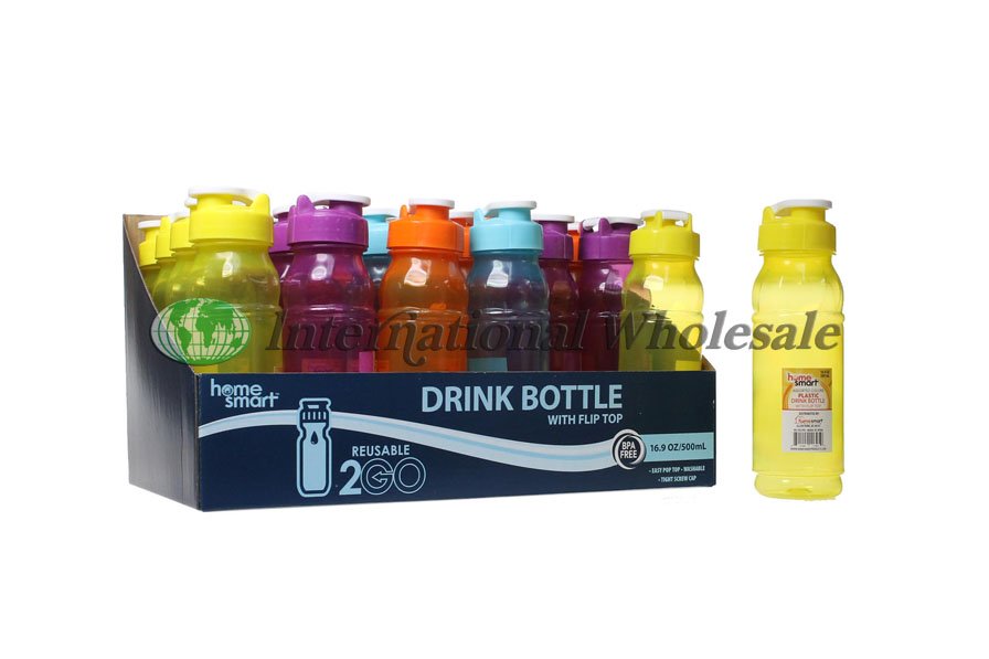 Plastic Bott Fl Cap 24/16.9Oz