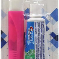 Dental Source Travel Toothbrush and Crest Toothpaste Kit