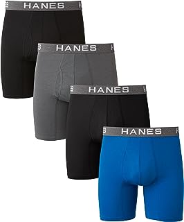 Hanes Best Total Support Pouch Boxer Brief, 4 Pack